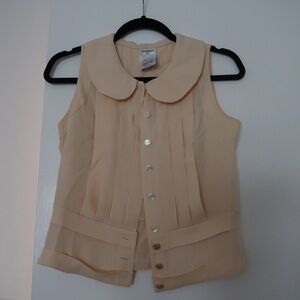 Chanel Sleeves Blouse with Button Details